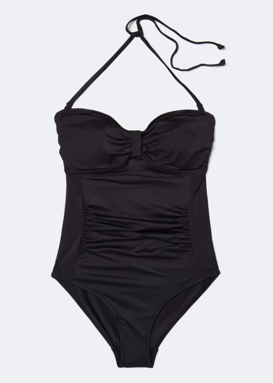 Black Bandeau Swimsuit