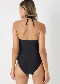 Black Bandeau Swimsuit