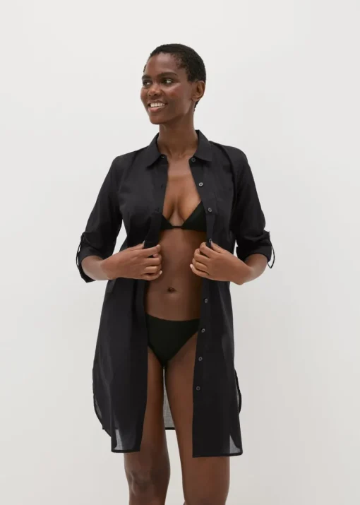 Black Beach Shirt