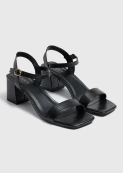 Black Block Heels