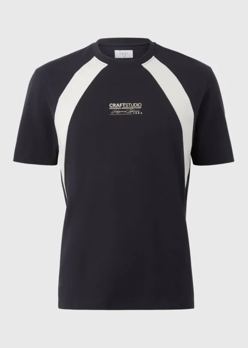 Black Cut & Sew T-Shirt