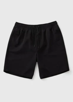 Black Long Swim Shorts