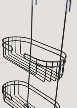 Black Metal Floor Toilet Roll Holder