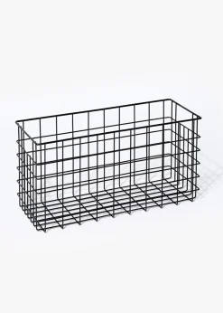 Black Metal Floor Toilet Roll Holder