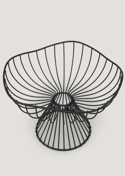 Black Organic Tall Fruit Basket