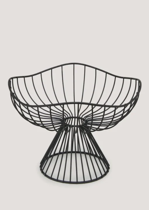 Black Organic Tall Fruit Basket