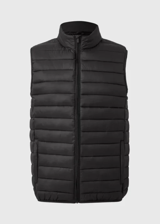 Black Puffer Gilet