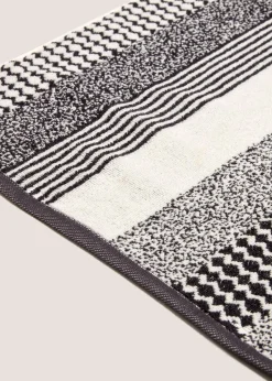 Black Stripe Towel