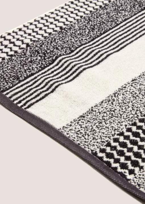 Black Stripe Towel