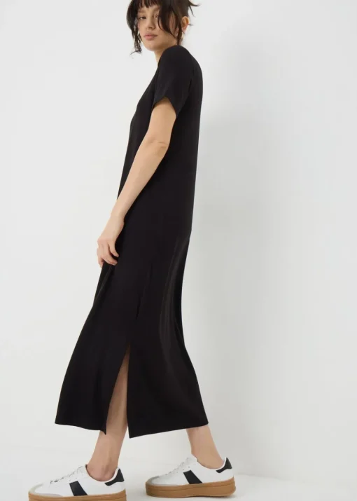Black T-Shirt Midi Dress