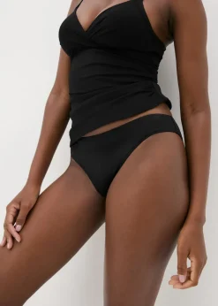 Black Twist Bikini Bottoms
