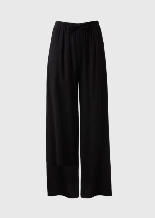 Black Wide Leg Trousers