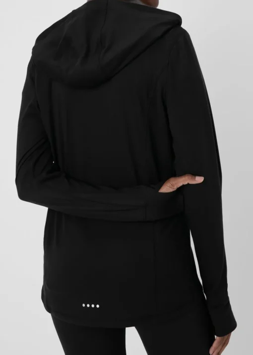 Black Zip Up Hoodie