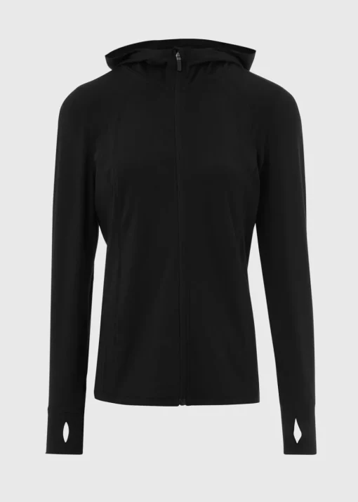 Black Zip Up Hoodie