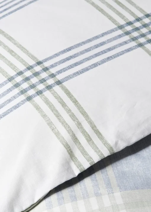 Blue Check Duvet Set