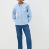 Blue Denim Utility Jogger Trousers