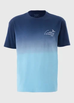 Blue Dip Dye T-Shirt