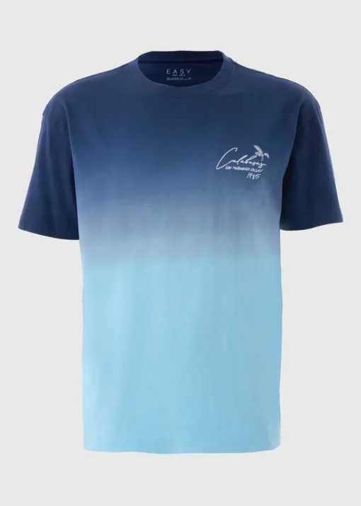 Blue Dip Dye T-Shirt