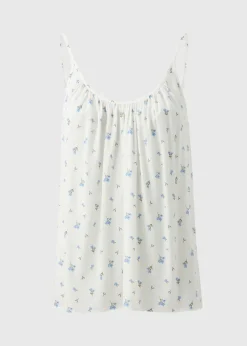 Blue Ditsy Floral Cami Top