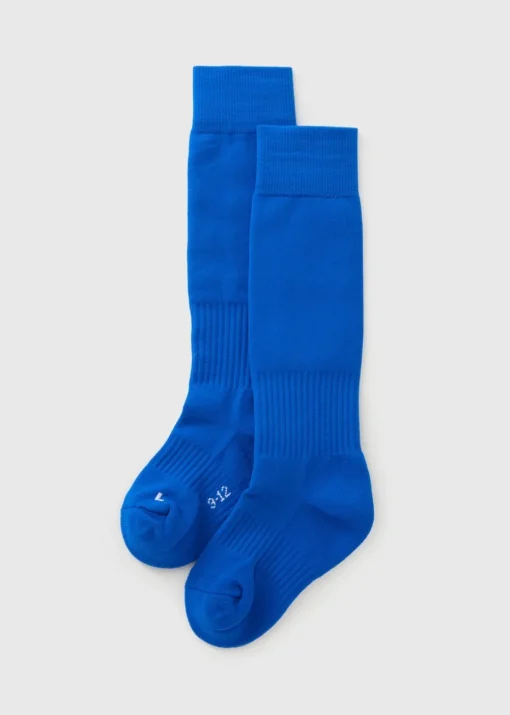 Blue Football Socks (Younger 6-Older 6.5)