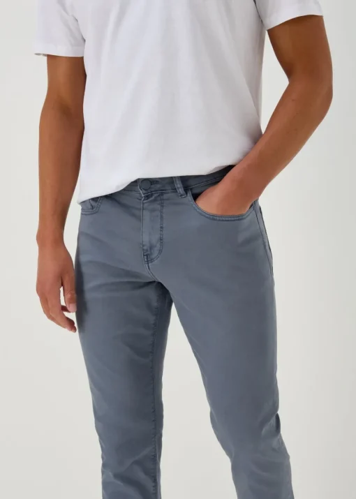 Blue Garment Dye Trousers