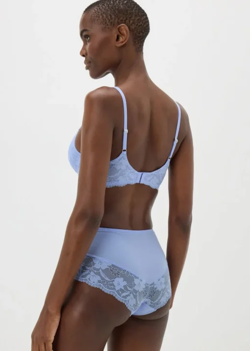 Blue Lace Comfort Spacer Bra