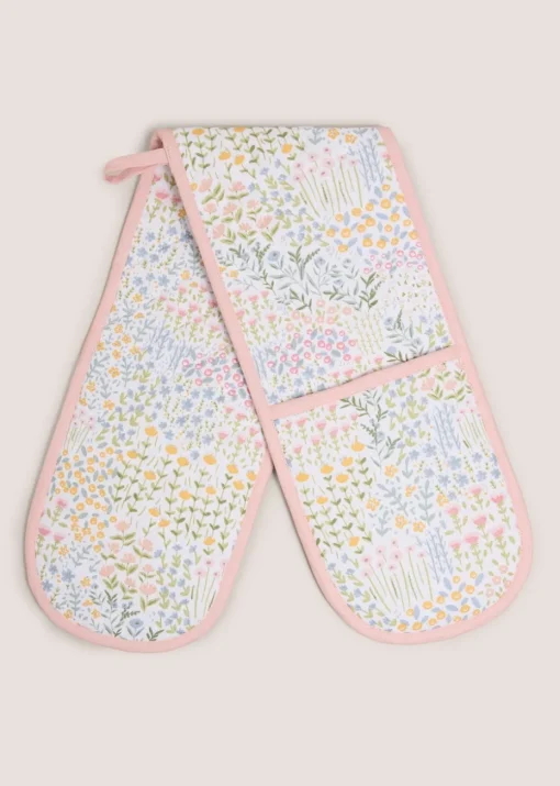Blue Meadow Oven Gloves
