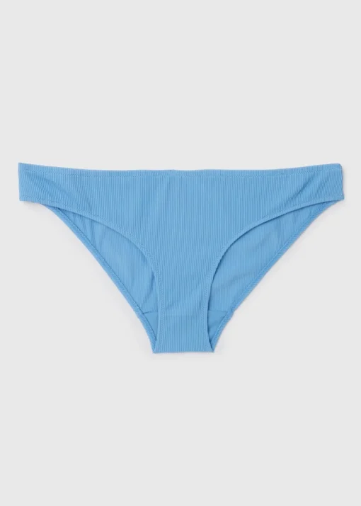 Blue Mini Bikini Bottoms