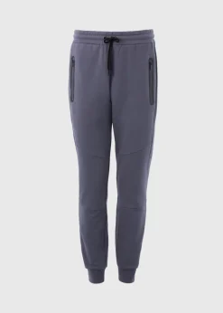 Blue Panel Jogging Bottoms