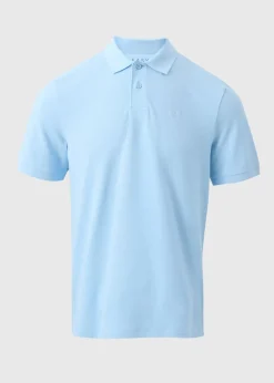 Blue Plain Polo Shirt