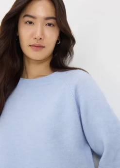 Blue Short Sleeve Jumper