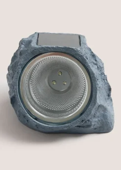 Blue Solar Rock Light