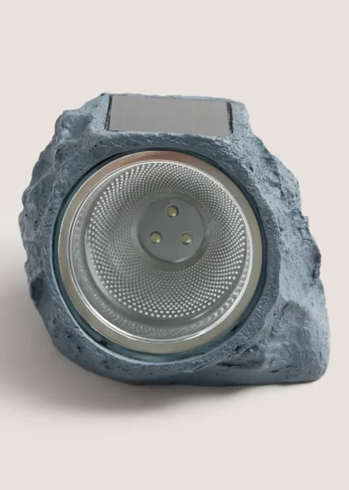 Blue Solar Rock Light