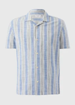 Blue Stripe Cheesecloth Shirt
