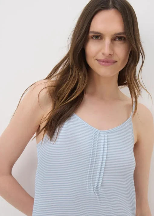 Blue Stripe Chemise Nightie