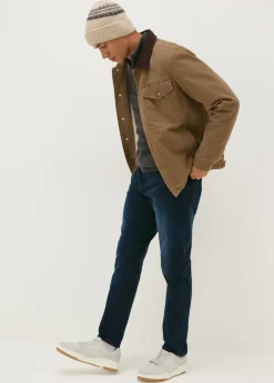 Blue Tapered Slim Fit Jeans