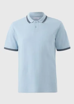 Blue Tipped Polo Shirt