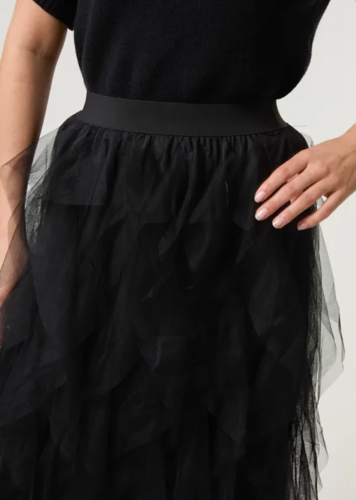 Blue Vanilla Black Layered Tulle Skirt