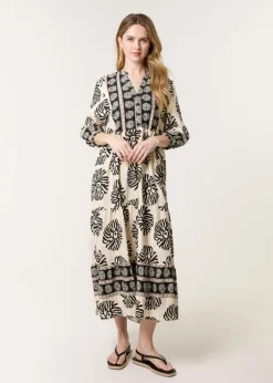 Blue Vanilla Black Oversized Smock Dress