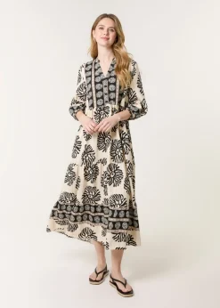 Blue Vanilla Black Oversized Smock Dress