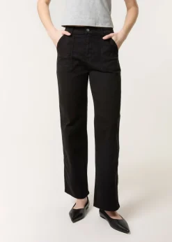 Blue Vanilla Black Wide Leg Pocket Trouser