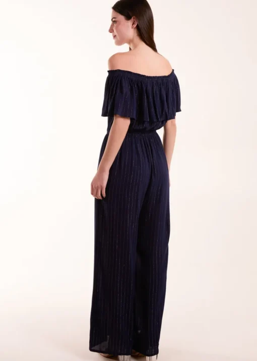 Blue Vanilla Blue Bardot Jumpsuit