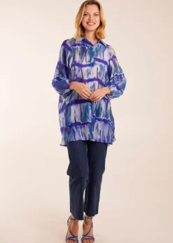 Blue Vanilla Blue Tie Dye Shirt