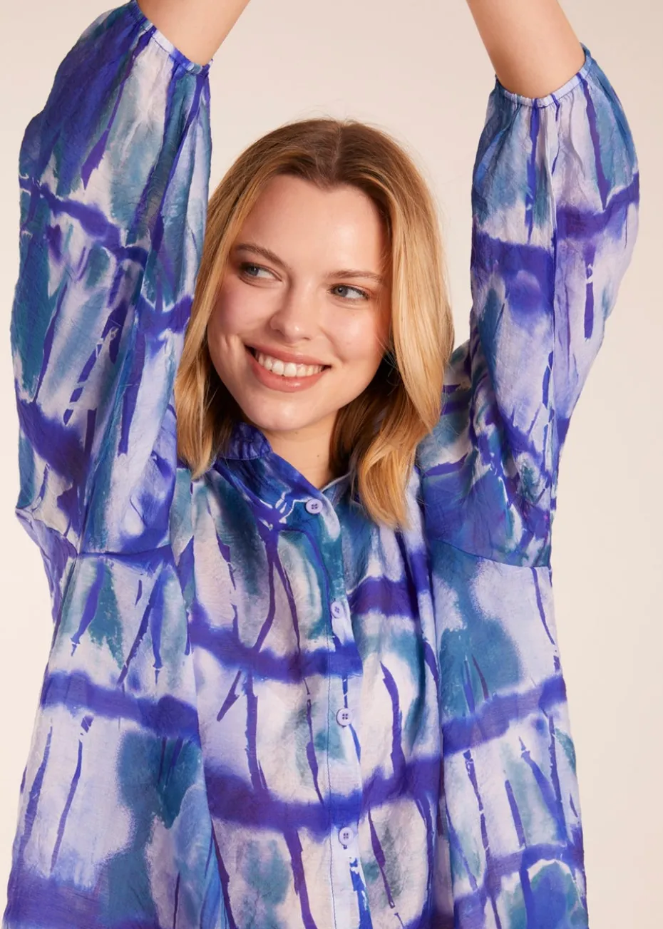Blue Vanilla Blue Tie Dye Shirt