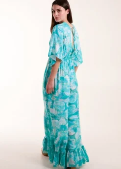 Blue Vanilla Blue V Back And Front Jumpsuit