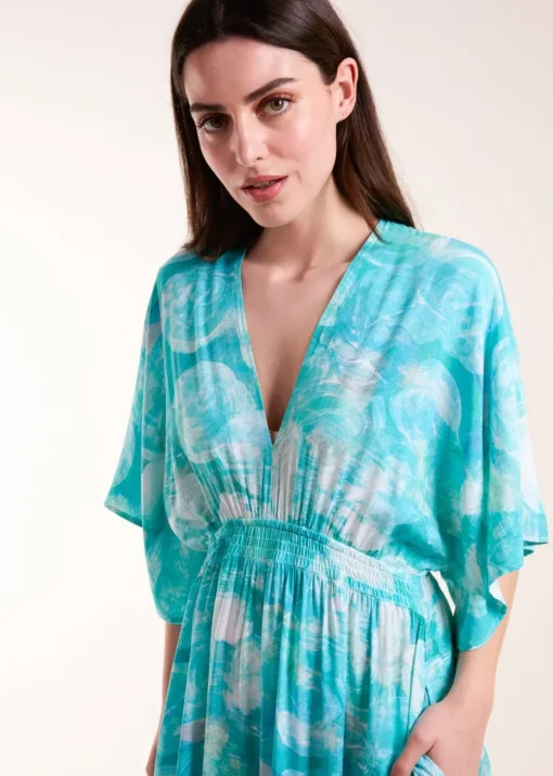 Blue Vanilla Blue V Back And Front Jumpsuit