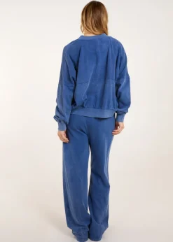 Blue Vanilla Denim Bomber Jacket & Jogger Set