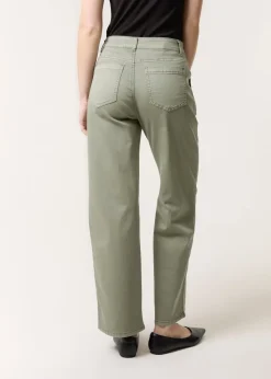 Blue Vanilla Khaki Wide Leg Pocket Trouser