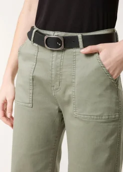 Blue Vanilla Khaki Wide Leg Pocket Trouser
