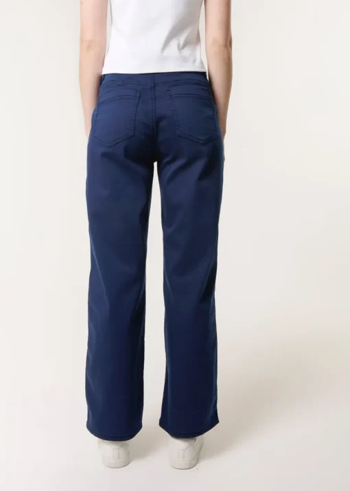 Blue Vanilla Navy Wide Leg Pocket Trouser